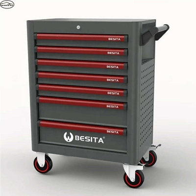 Grey 7 Drawer Tool Set Trolley 365pcs Op maat gemaakt voor auto reparatie
