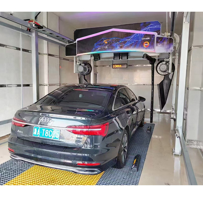 380V/18.5Kw Touchless Auto Wasmachine 304 roestvrij staal Borstelloze Auto Wasmachine 8000*3800*3400 Automatische autowasrobot 360 autowasmachine