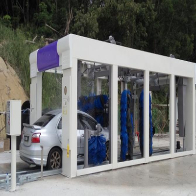 Zeven borstels Auto Wasmachine Hoogdruk Wasmachine PLC besturingssysteem Automatische Wasmachinesystemen