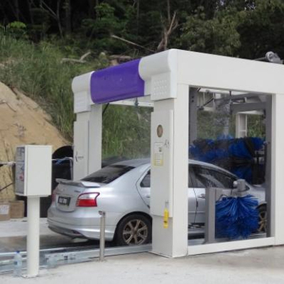 Zeven borstels Auto Wasmachine Hoogdruk Wasmachine PLC besturingssysteem Automatische Wasmachinesystemen