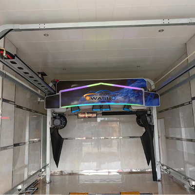 Eenarm Touchless Auto Wasmachine met 6 droogers en 8m Lx5mm Rails Grootte Touch Free Auto Wasmachine Automatisch Auto Was Water Reclamation System