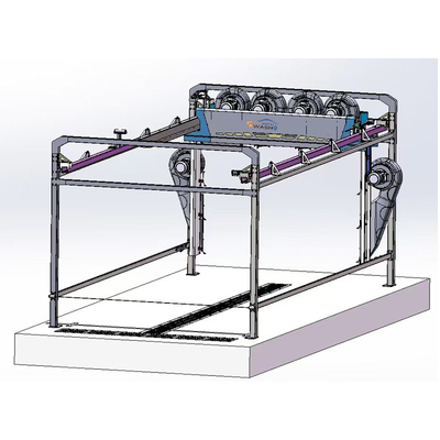 Enkele Arm Contactloze Autowasapparatuur Met 6 Drogers En 8m Lx5mm Railgrootte Contactloos Automatisch Autowas Waterterugwinningssysteem