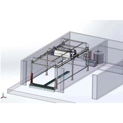 Automatische borstelloze LJ360 380V/50Kw contactloze autowasstraat met creditcardbetaling en automatische rollover autowas