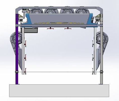 KP-360 Automatische Autowasinstallatie Zonder Contact Met Water Spoeldruk 120 Bar Autowas Waterrecyclingsysteem autowasrobot