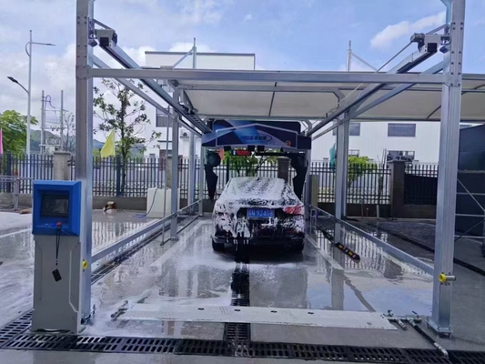 FS360 Volautomatische 38Kw 360 Autowasstraat Hoge Water Spoeldruk Autowas Waterrecyclingsysteem