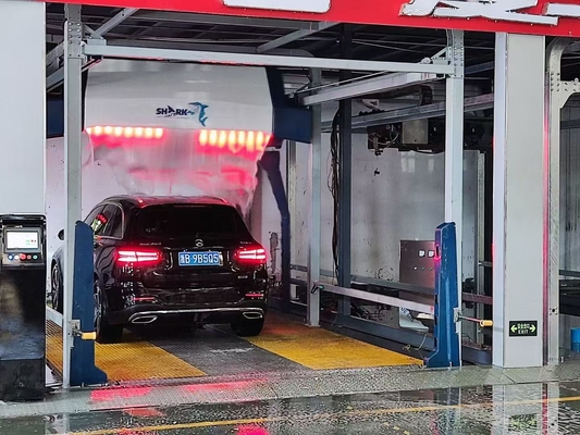 Drie-assige bewegende aanraakvrije autowasmachine Hoge waterstraaldruk Automatische autowasmachine 360 Autowasbeurt Contactloze machine