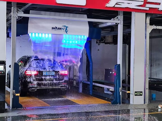 Drie-assige bewegende aanrakingsvrije autoverwasser met hoge waterdruk, 360-percenten automatische wasmachine