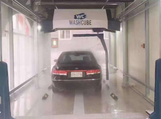 360 Automatische Autowasrobot  Twee-assige Bewegende Automatische Contactloze Autowasinstallatie Hoge Druk  Omgekeerde Osmose Watermachine