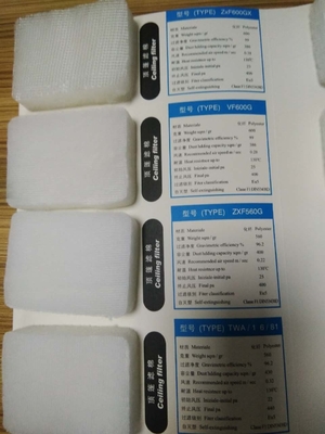 Spuitcabine plafondfilter EU5 F5 Spuitcabinefilter