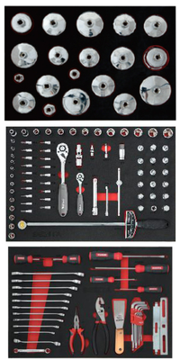 128 stuks Oliestation Gereedschap Oplossing Komvormige Oliegrid Sleutel Gereedschapshouder Set Oliefiltersleutel Set Voor Auto Onderhoud