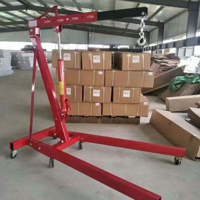 Pneumatische Opvouwbare Werkplaatskraan Motorkraan 2t