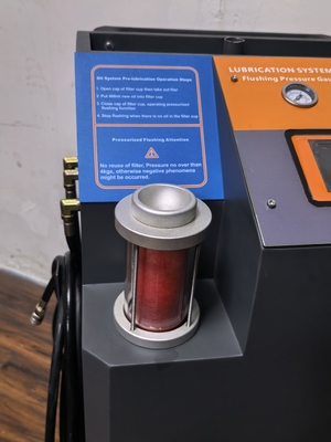 Automatisch smeerolie systeem spoelmachine met telfunctie