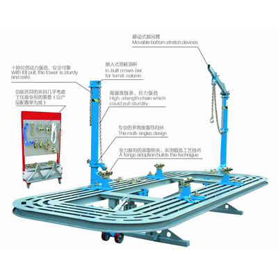 Auto-carrosserie frame machine auto botsing reparatiesysteem chassis rechtstellende carrosserie reparatie apparatuur