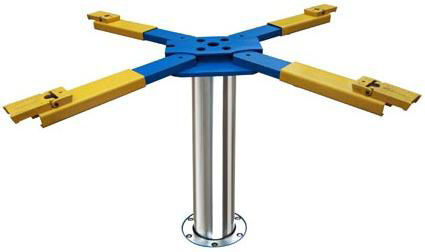 Hydraulische grond verborgen ontwerp Single Post Car Lift 3500kg Voor het wassen van auto's