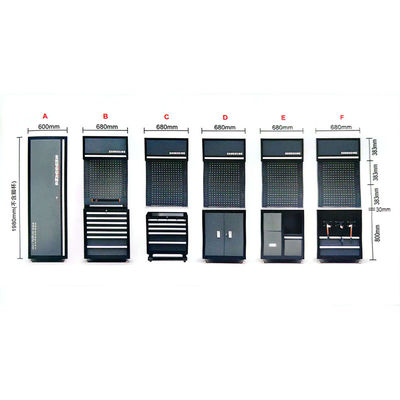 Automobiele onderhoudsgereedschapskombinatietoolkast