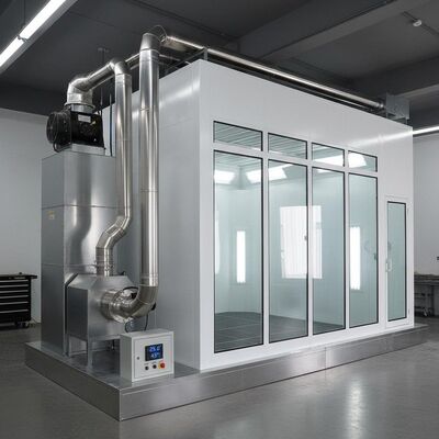 Diesel Heating System Automotive Spray Booth with 30L Capacity and 300mm Steel Structure for Professional Vehicle Painting
