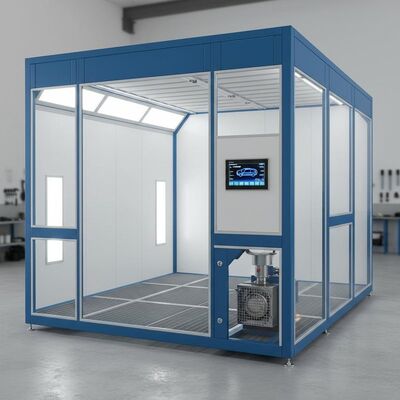 G10 Diesel Brander Autospuitcabine met Digitaal Bedieningspaneel en 300mm Stalen Structuur voor Autolakken