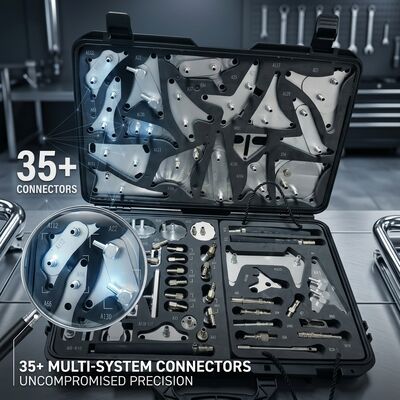 35 stukken ATF-adapter kit met oliedrukmeter transmissie diagnostische service set